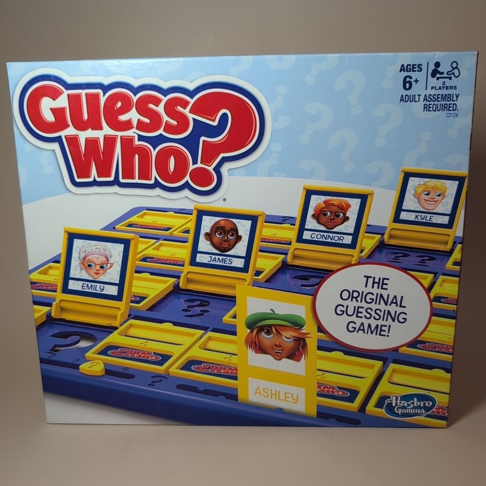 Guess Who? 2017 Edition Guessing Board Game Complete Family 2 Player